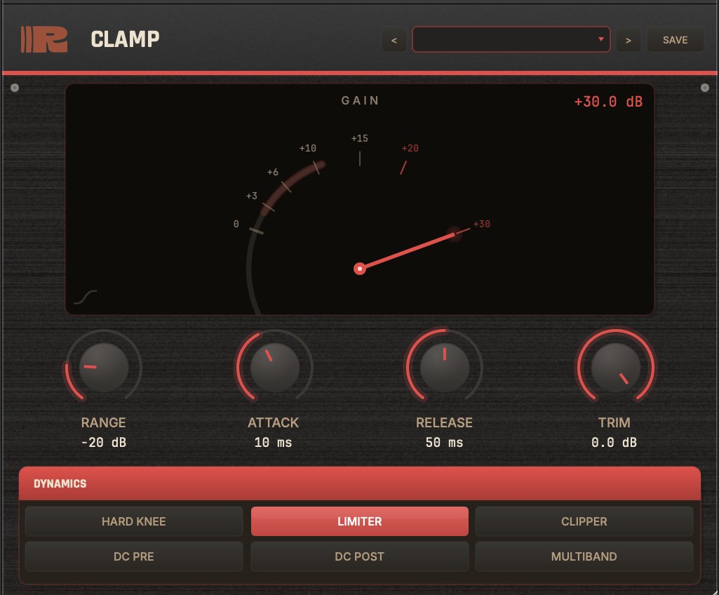 Clamp plugin